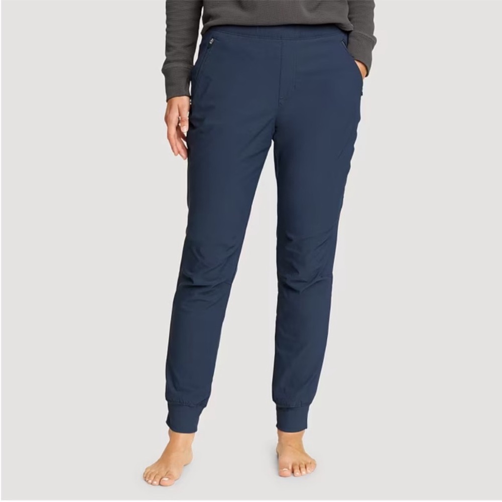 Eddie Bauer Navy Rainier Lined Jogger